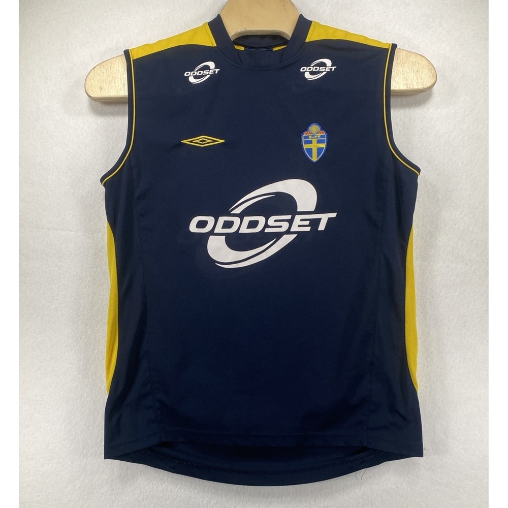 Sweden Sverig National Team Training Vest Sleeveless Umbro Size XL C19